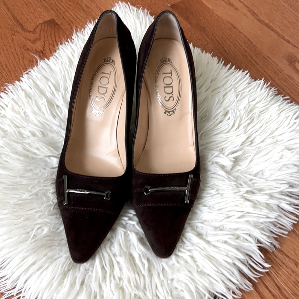 Tod’s brown shoes, size 8